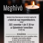 Meghívó Halottak napi megemlékezésre az Újdombóvári temetőben