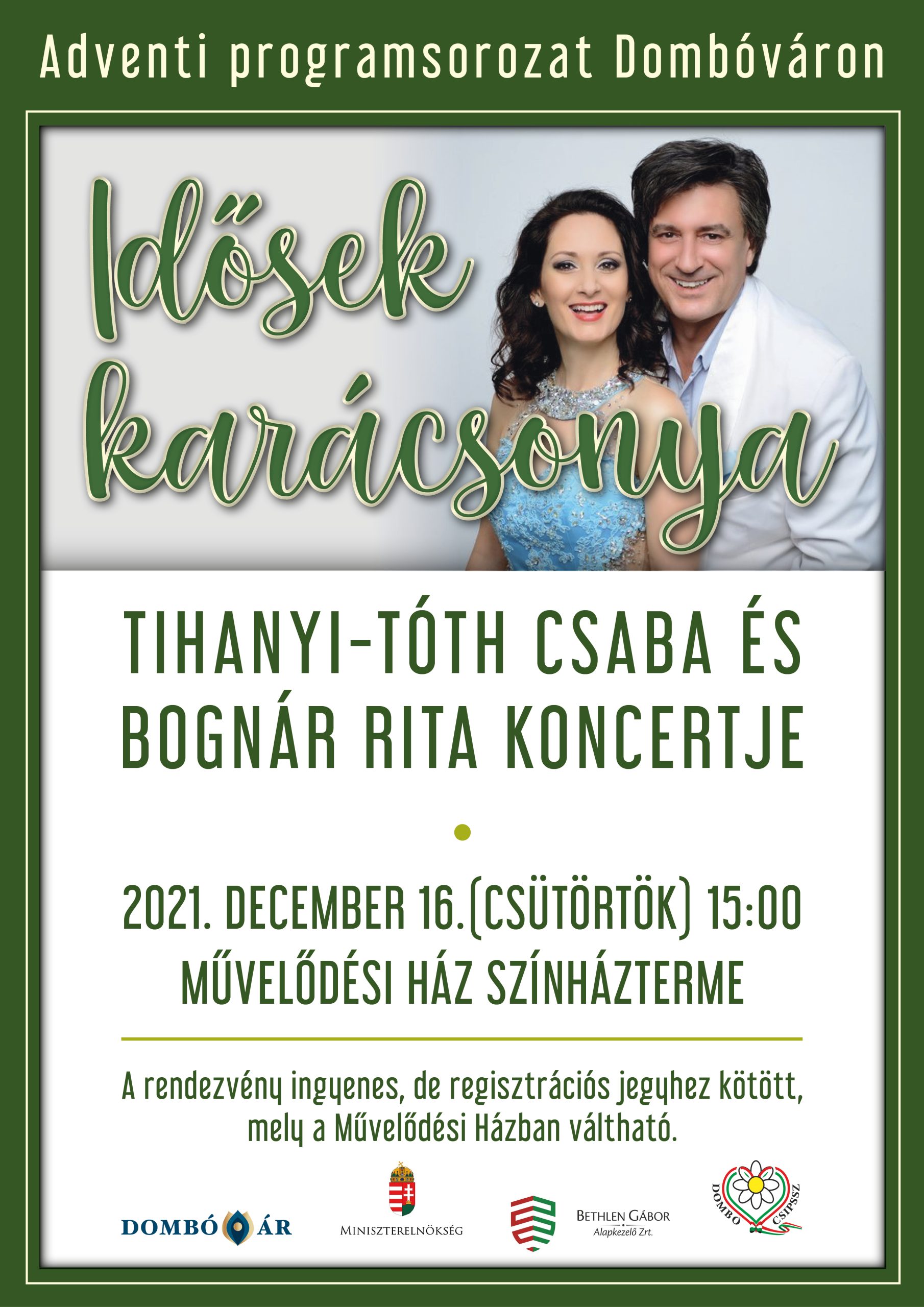 Idősek karácsonya - Tihanyi-Tóth Csaba és Bognár Rita koncertje