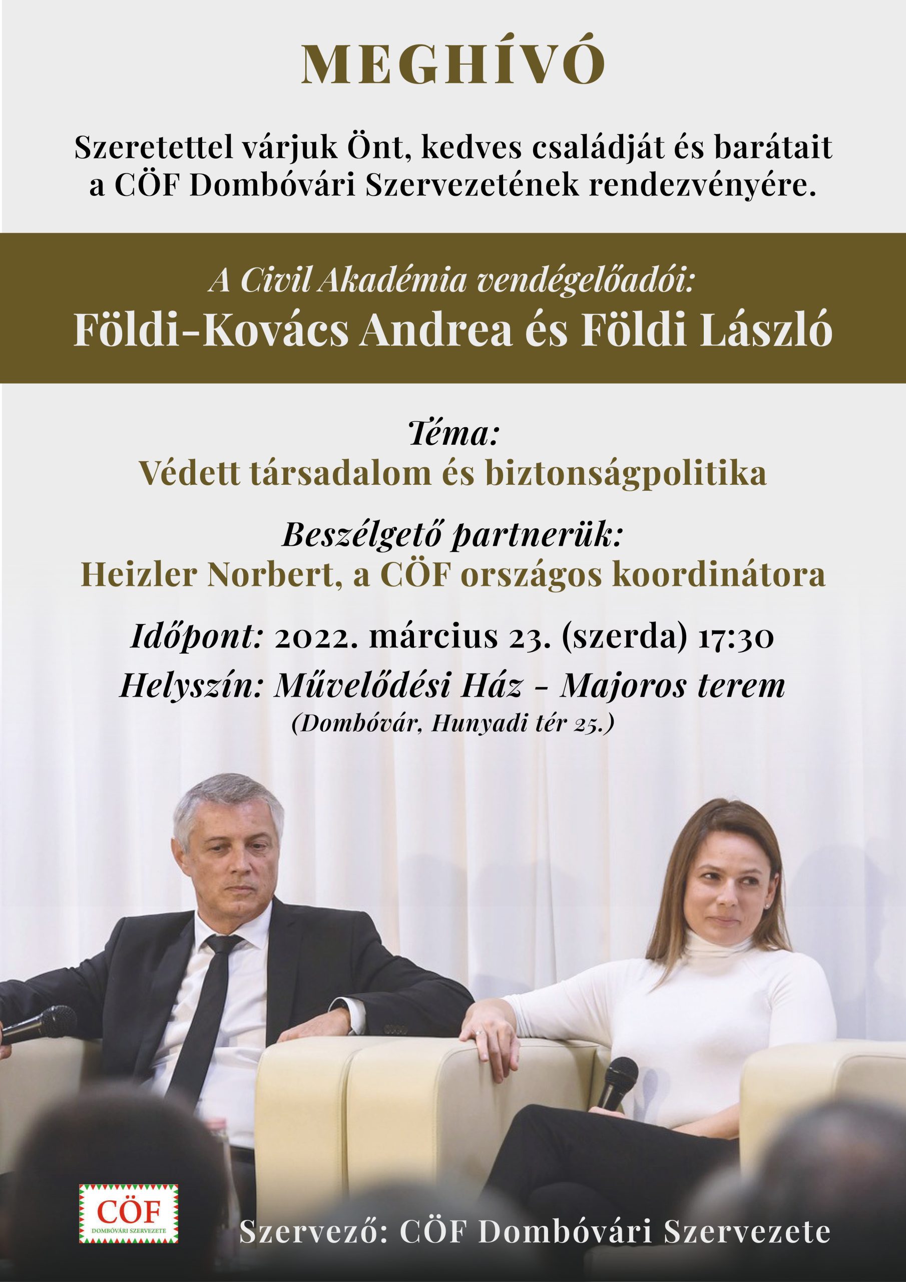 CÖF Dombóvári Szervezetének rendezvénye