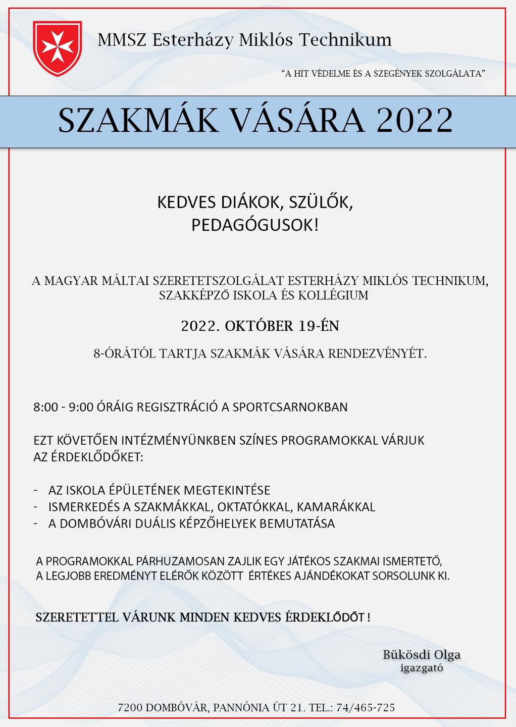 SZAKMÁK VÁSÁRA 2022